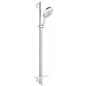 Душевой гарнитур, 3 вида струй, GROHE Rainshower SmartActive 150, хром