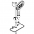 Душевой гарнитур GROHE Rainshower SmartActive 150, 3 вида струй, 9,5 л/мин., хром 