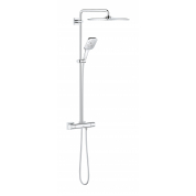 Душевая система с термостатом для настенного монтажа, GROHE Rainshower SmartActive 310, хром