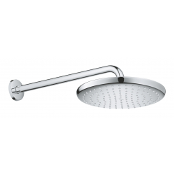 Верхний душ GROHE Tempesta 250, круглый + Душевой кронштейн 380 мм, хром 