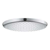 Верхний душ GROHE Tempesta 250, круглый (низ-хром, верх-белый), хром 