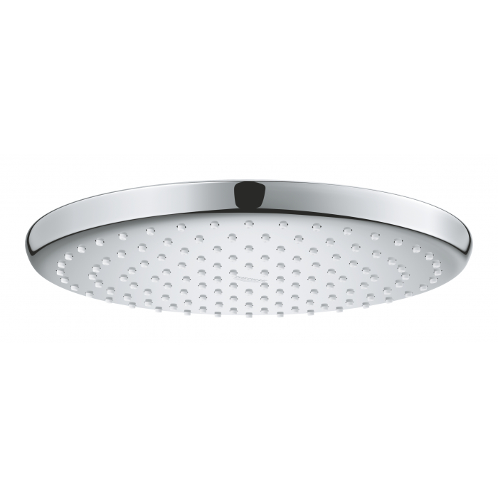 Верхний душ GROHE Tempesta 250, круглый (низ-хром, верх-белый), хром 
