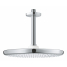Верхний душ GROHE Tempesta 250, круглый (низ-хром, верх-белый) + Душевой кронштейн потолочный 142 мм, хром 