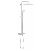Душевая система GROHE Tempesta Cosmopolitan 250 CUBE с термостатом настенного монтажа, хром 