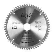 Диск пильный ELITECH 190х30 60зуб алюминий 1820.116400