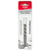 Сверло ELITECH HSS-G 4.5х80 1820.050600