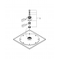 Верхний душ GROHE Rainshower F-series 10&quot;, хром 