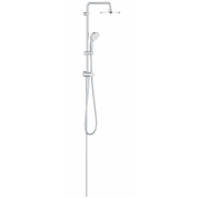 Душевая система Flex наружного монтажа с переключателем, GROHE New Tempesta Rustic System 200, хром