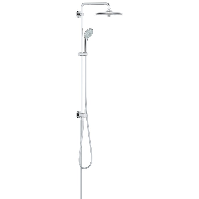 Душевая система с переключателем для настенного монтажа, GROHE Euphoria System 260, хром