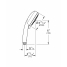 Ручной душ GROHE New Tempesta Cosmopolitan 100 IV, расход 9,5 л/мин, хром 