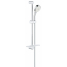 Душевой гарнитур GROHE New Tempesta Cosmopolitan 100 III, с полочкой, 600 мм, 9,5 л/мин, хром 
