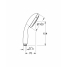 Ручной душ, 2 вида струй, GROHE Tempesta New, хром