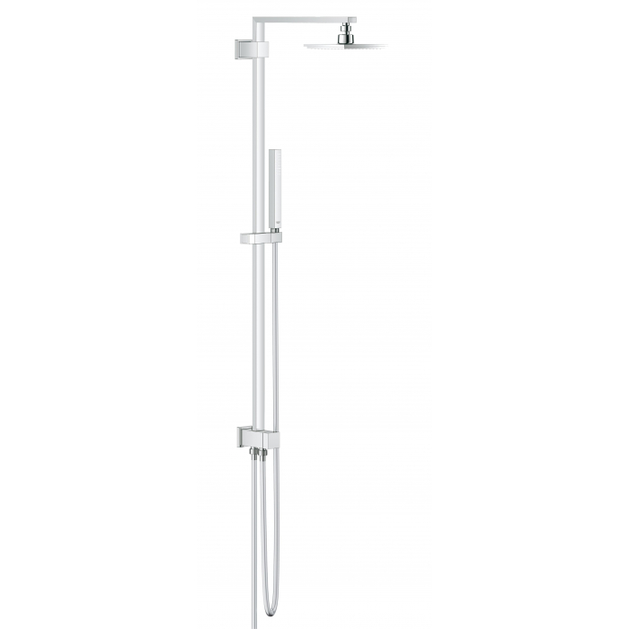 Душевая система с переключателем для настенного монтажа, GROHE Euphoria Cube System 150, хром