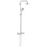 Душевая система с термостатом для настенного монтажа, GROHE Tempesta Cosmopolitan 160, хром