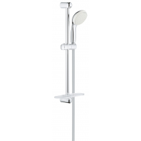 Душевой гарнитур GROHE Tempesta New с полочкой, душевая штанга 600 мм, хром 