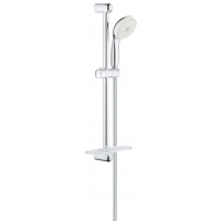 Душевой гарнитур GROHE Tempesta New с полочкой, душевая штанга 600 мм, хром 