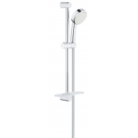 Душевой гарнитур GROHE New Tempesta Cosmopolitan 100 II с полочкой, душевая штанга 600 мм, хром 