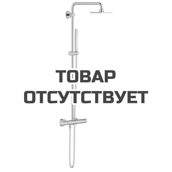 Душевая система с термостатом для настенного монтажа, GROHE Euphoria System 150, хром