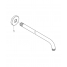 Душевой кронштейн GROHE Rainshower 380 мм, хром 