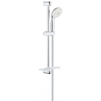 Душевой гарнитур GROHE Tempesta New с полочкой, душевая штанга 600 мм, хром 