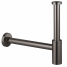 Сифон для раковины GROHE 1 1/4 дюйма из латуни, темный графит глянец 