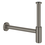 Сифон для раковины GROHE 1 1/4 дюйма из латуни, темный графит, матовый 
