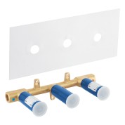 Встраиваемая часть двухвентильного смесителя для раковины GROHE на 3 отверстия 