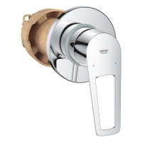 Смеситель для душа GROHE BauLoop скрытого монтажа, в комплекте с монтажной частью, хром (29042001)