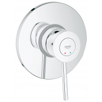 Смеситель для душа GROHE BauClassic скрытого монтажа, в комплекте с монтажной частью, хром 