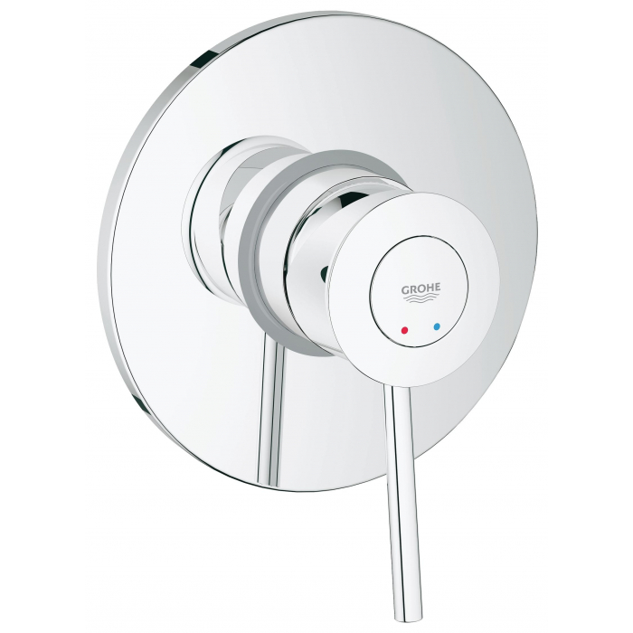 Смеситель для душа GROHE BauClassic скрытого монтажа, в комплекте с монтажной частью, хром 