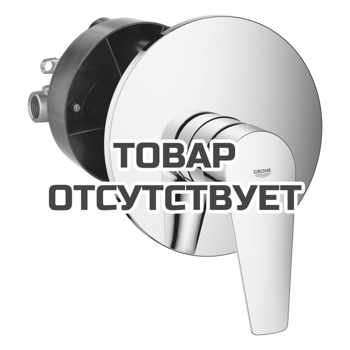 Смеситель для душа GROHE BauEdge скрытого монтажа, в комплекте с монтажной частью, хром (29078001)