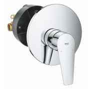 Смеситель для душа GROHE BauEdge скрытого монтажа, в комплекте с монтажной частью, хром 