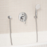 Смеситель для ванны GROHE BauLoop скрытого монтажа, в комплекте с монтажной частью, хром 