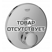 Внешняя часть термостата для душа GROHE Grohtherm SmartControl на 1 потребителя, круглая, теплый закат глянец 