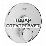 Внешняя часть термостата для душа GROHE Grohtherm SmartControl на 1 потребителя, круглая, суперсталь 