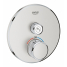 Внешняя часть термостата для душа GROHE Grohtherm SmartControl на 1 потребителя, круглая, суперсталь 