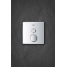 Внешняя часть термостата для душа GROHE Grohtherm SmartControl на 1 потребителя, квадратная, хром 