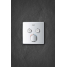Внешняя часть термостата для ванны и душа GROHE Grohtherm SmartControl на 2 потребителя, квадратная, хром 