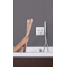 Внешняя часть термостата для ванны и душа GROHE Grohtherm SmartControl на 2 потребителя, квадратная, с держателем ручного душа, хром 