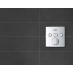 Внешняя часть термостата для ванны и душа GROHE Grohtherm SmartControl на 3 потребителя, квадратная, хром 
