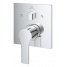 Внешняя часть смесителя для ванны GROHE Allure скрытого монтажа на 3 потребителя, квадратная, хром 