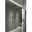 Внешняя часть термостата для душа GROHE Allure скрытого монтажа на 2 потребителя, квадратная, темный графит глянец 