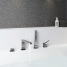 Смеситель для ванны GROHE Plus на 4 отверстия, на край ванны, темный графит матовый 