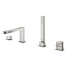 Смеситель для ванны GROHE Plus на 4 отверстия, на край ванны, суперсталь 