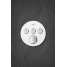 Внешняя часть термостата для ванны и душа GROHE Grohtherm SmartControl на 3 потребителя, круглая, белая луна 