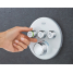 Внешняя часть термостата для ванны и душа GROHE Grohtherm SmartControl на 3 потребителя, круглая, белая луна 