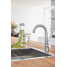 Кран для кухонной мойки GROHE Zedra для фильтрованной воды, без функции смешивания, суперсталь 