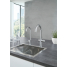 Комплект для кухни GROHE Red Duo с C-образным смесителем, бойлером L-Size и фильтром, хром 