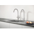 Комплект для кухни GROHE Red Duo с C-образным смесителем, бойлером L-Size и фильтром, суперсталь