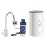 Комплект для кухни GROHE Red Mono с C-образным вентилем, бойлером M-Size и фильтром, хром 